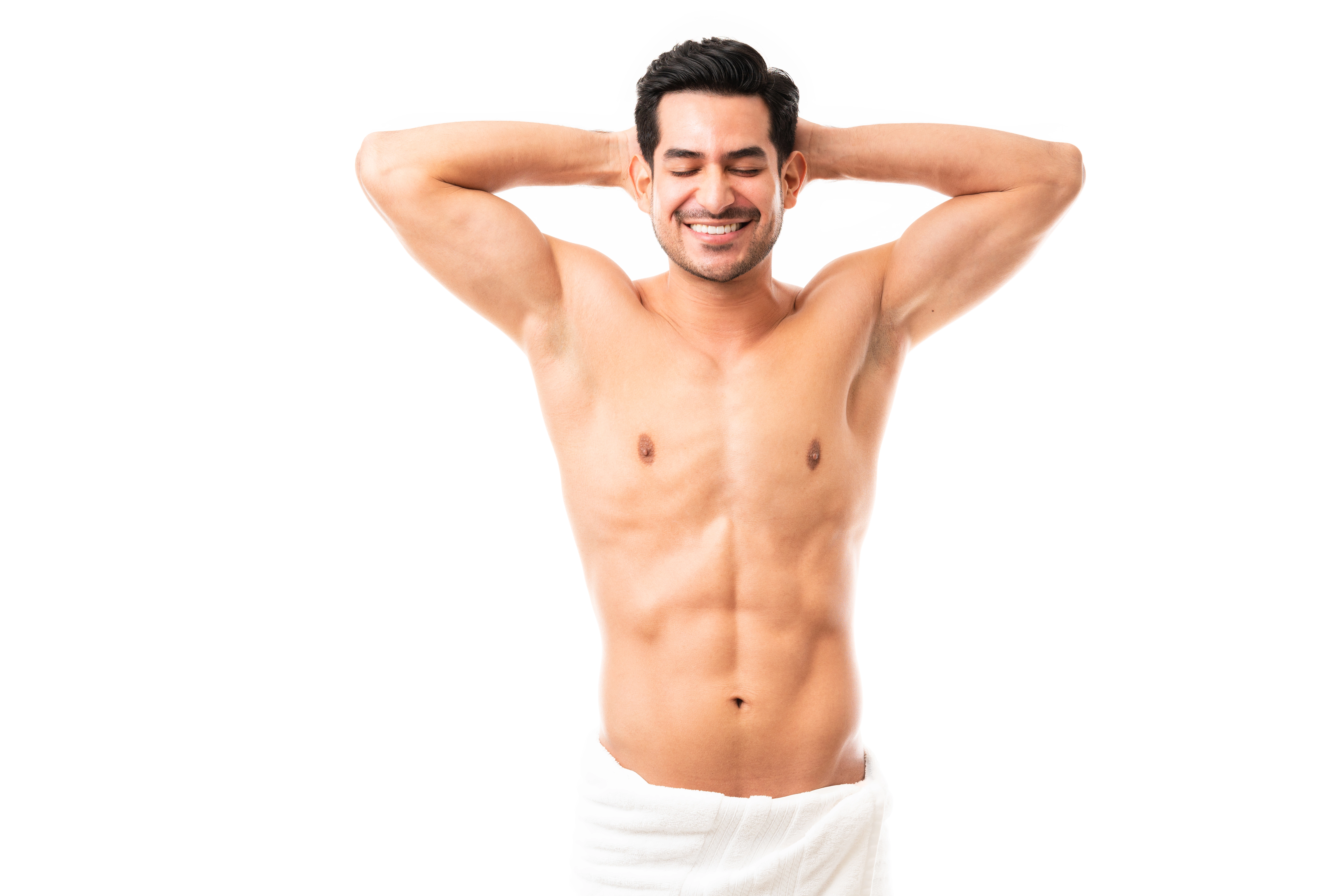 Laser hair removal treatment area — Brust & Rücken