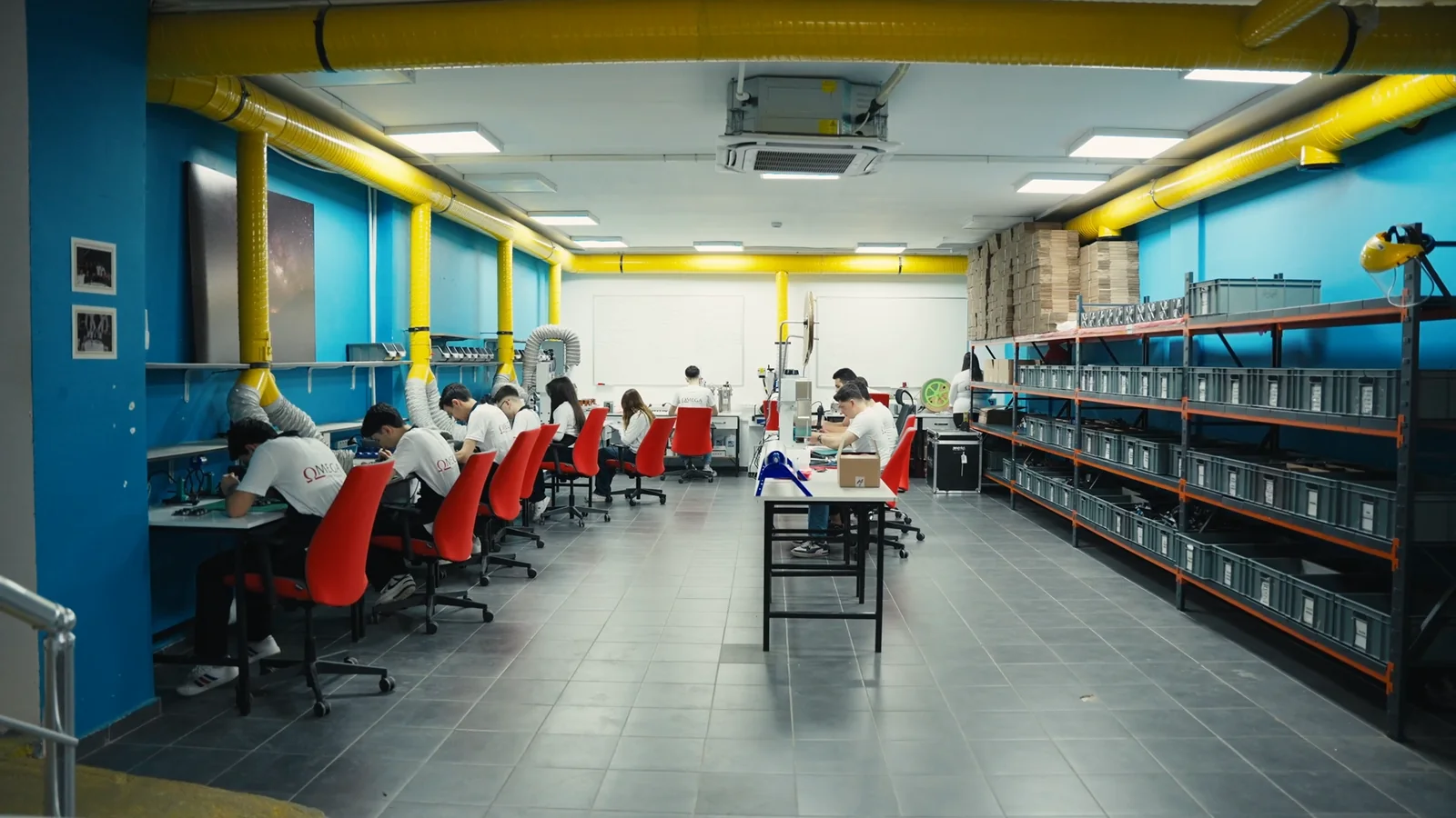 OMEGA showroom and training space
